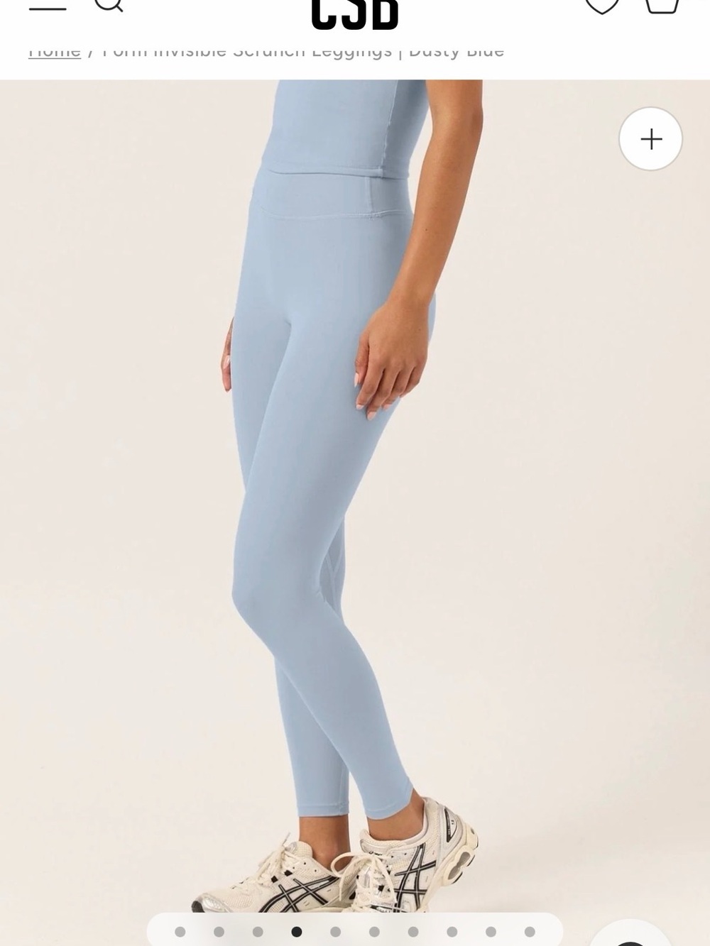 Crop Shop Boutique Blue Leggings with CSB Logo